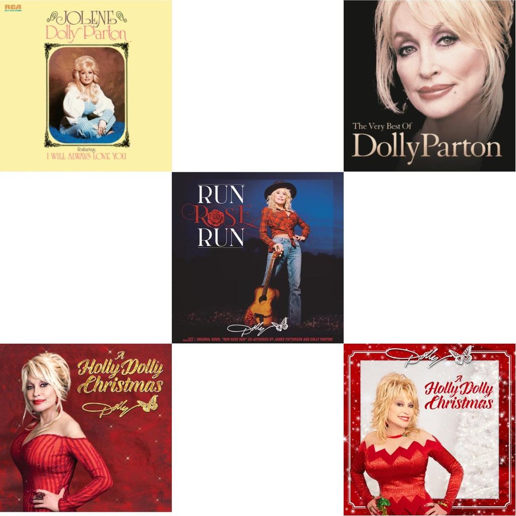 Holly Dolly Christmas (Ultimate Deluxe Edition) & Holly Dolly Christmas (Opaque Red LP Vinyl) & Jolene (140G/Dl Insert) & Run Rose Run & Very Best Of Dolly Parton (2LP)