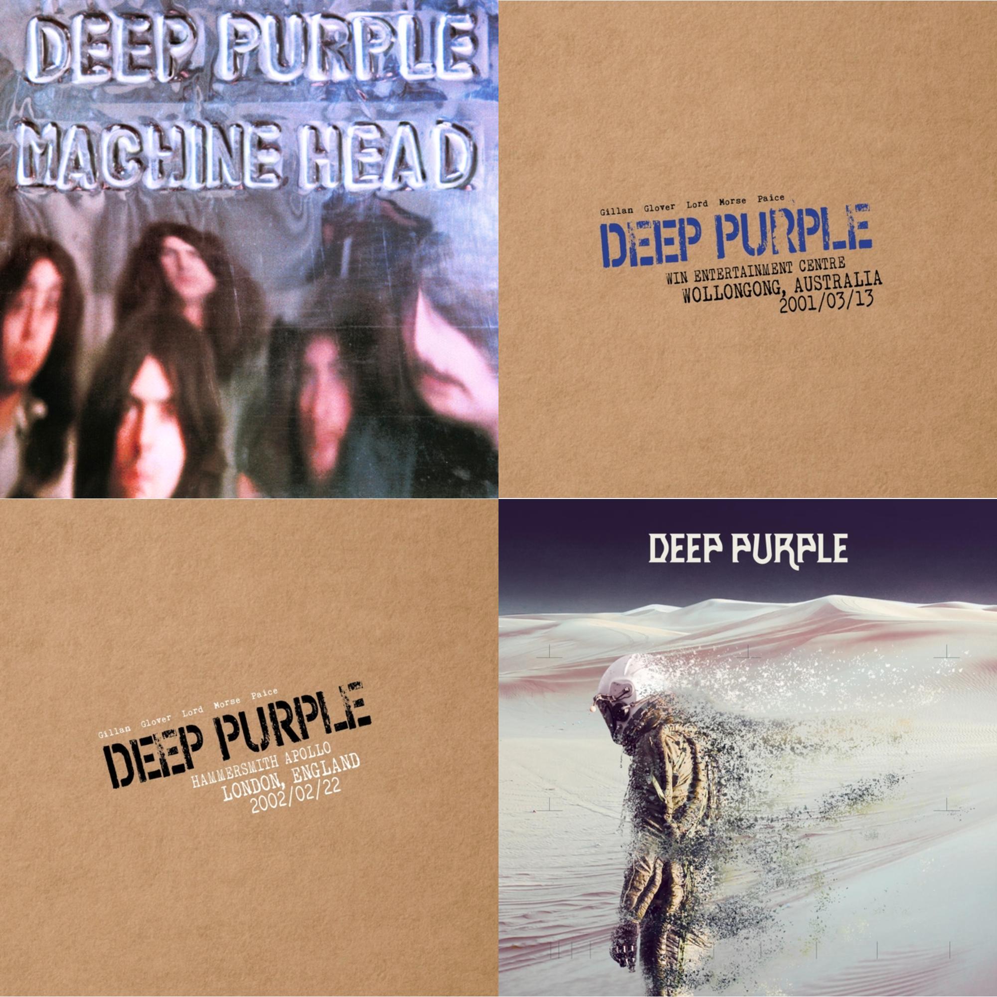 Deep Purple - Machine Head & Live In Wollongong 2001 (3LP/Import) & Live In London 2002 (3LP/Import) & Whoosh! (2LP/Gatefold)