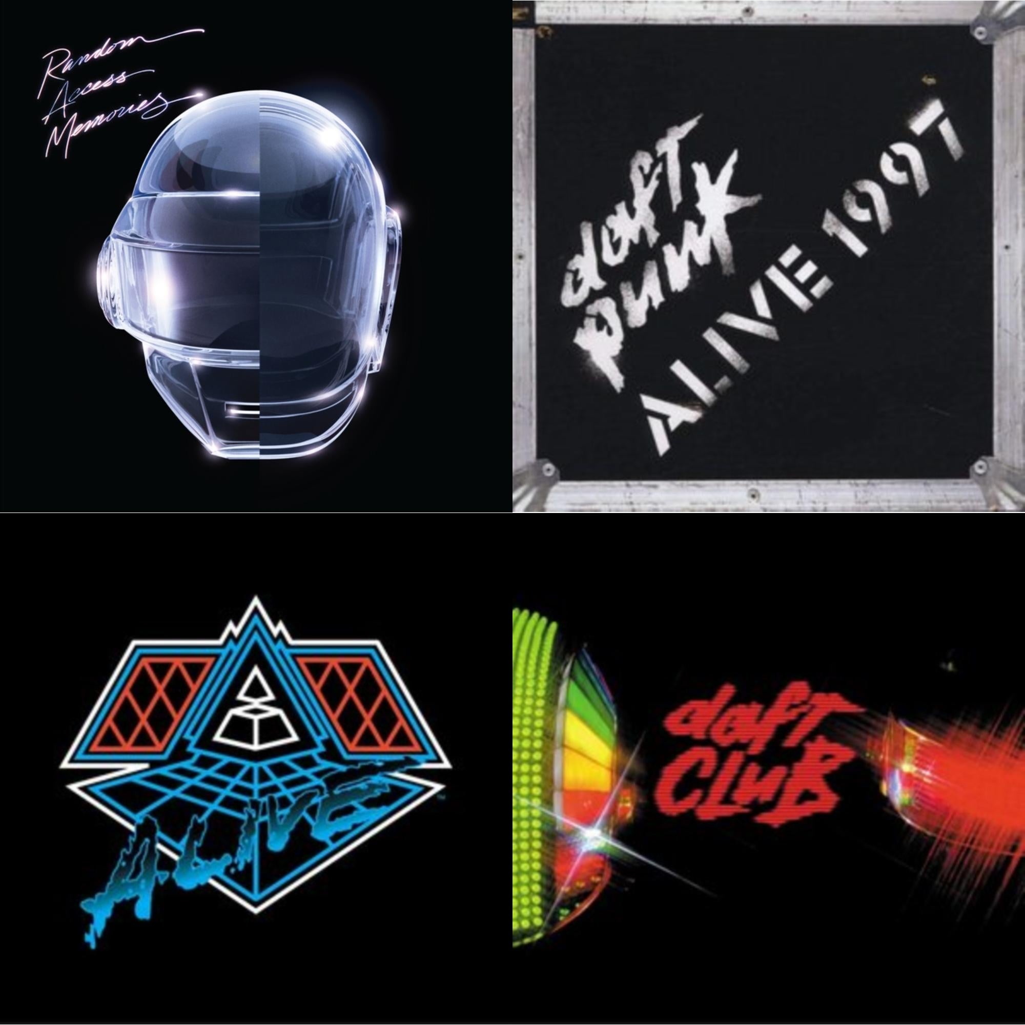 Daft Punk - Daft Club (2LP) & Alive 2007 (2LP) & Alive 1997 & Random Access Memories (10Th Anniversary Edition/180G/3LP)