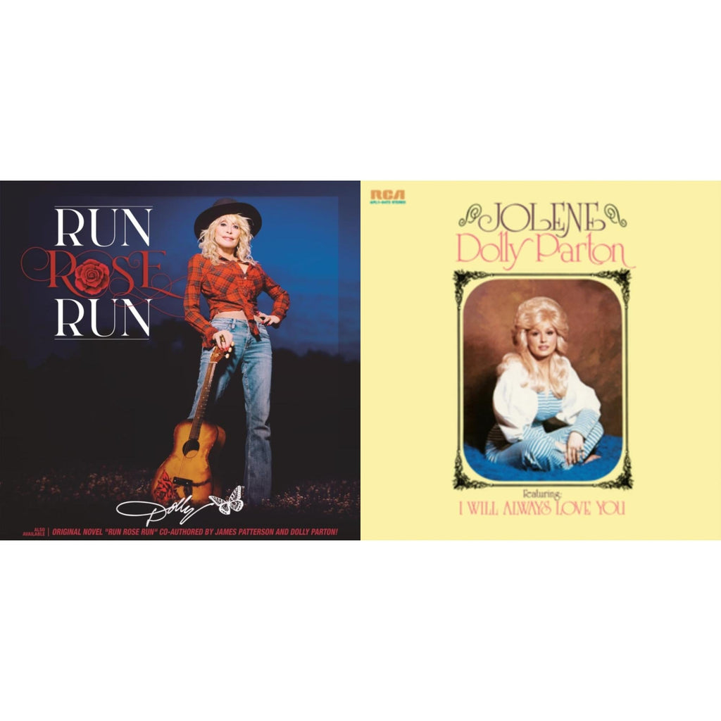 Dolly Parton - Run Rose Run & Jolene (140G/Dl Insert) - LP Vinyl Bundle