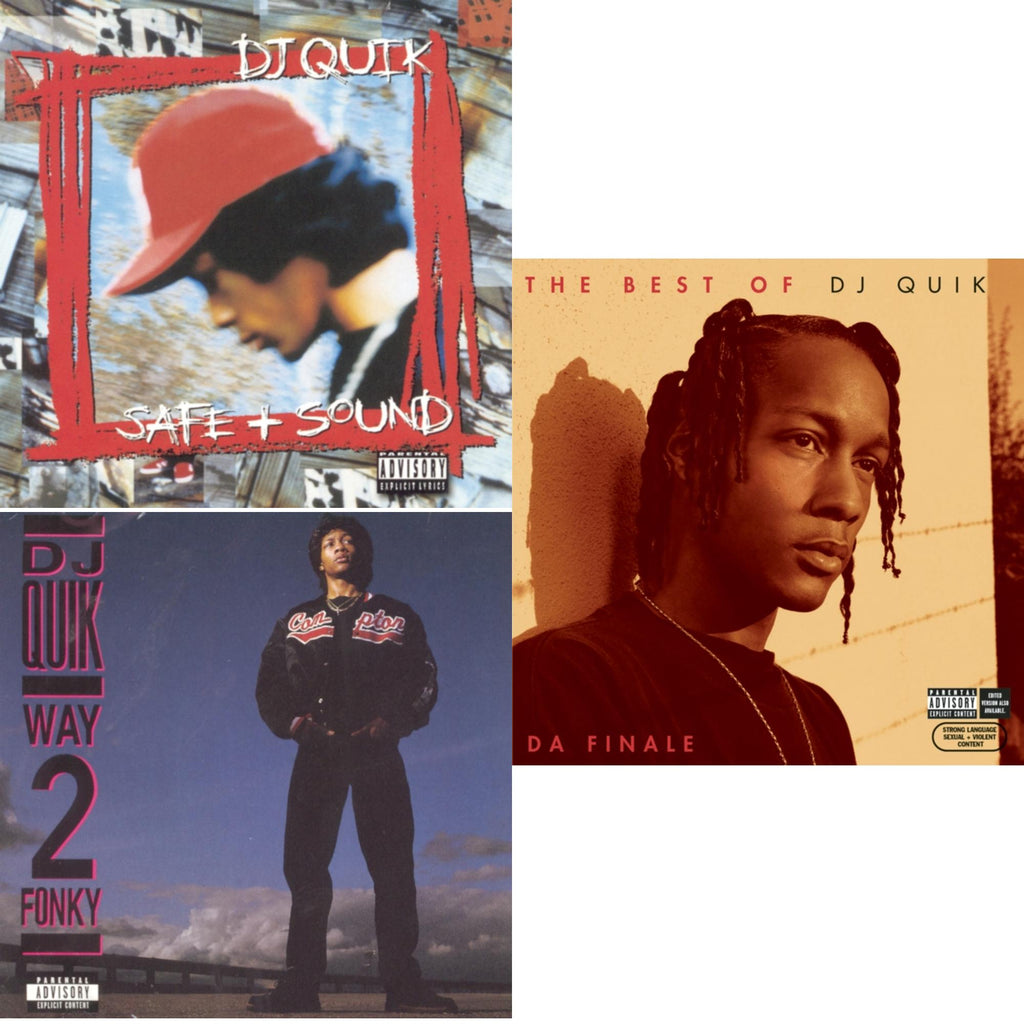 Dj Quik - Safe & Sound & Way 2 Fonky & Best Of Dj Quik: Da Finale - CD Bundle