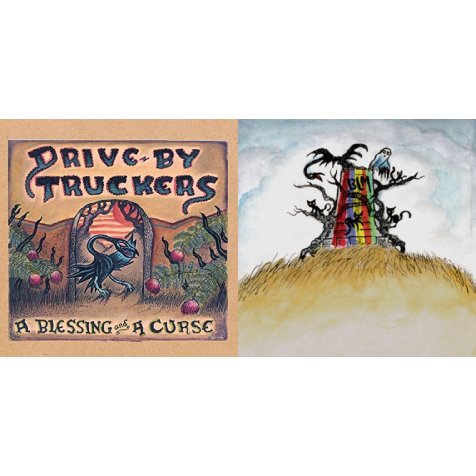 Drive-By Truckers - Blessing & A Curse (Clear With Purple Splatter LP Vinyl/Limited Edition/180G) & New Ok (Red LP Vinyl)