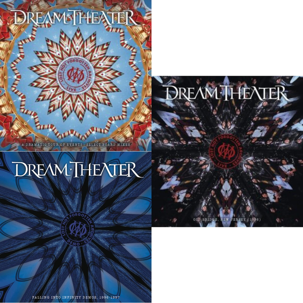 Dream Theater - Lost Not Forgotten Archives: A Dramatic Tour Of Events (3LP/2CD/180G/Gatefold/Import) & Lost Not Forgotten Archives: Falling Into Infinity Demos, 1996-1997 (3LP/2CD) & Lost Not Forgotten Archives: Old Bridge, New Jersey (5LP)