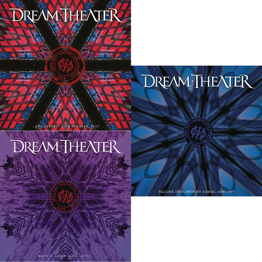 Lost Not Forgotten Archives: ... & Beyond - Live In Japan, 2017 (2LP/CD) & Lost Not Forgotten Archives: Falling Into Infinity Demos, 1996-1997 (3LP/2CD) & Lost Not Forgotten Archives: Made In Japan - Live (2006) (2LP/CD)