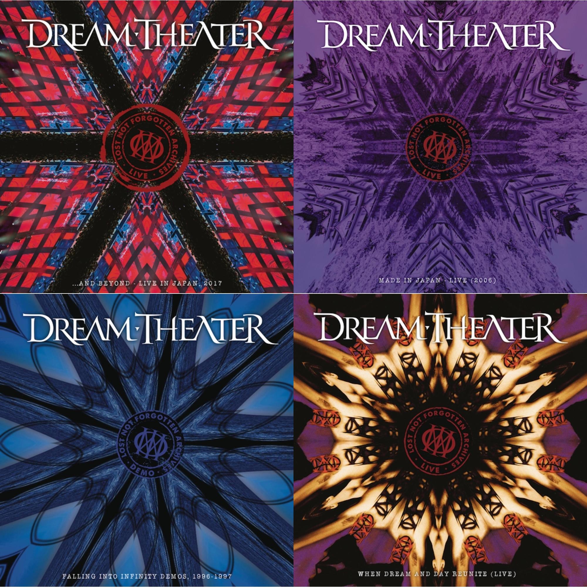 Dream Theater - Lost Not Forgotten Archives: When Dream And Day Reunite (Live) (2LP/CD) & Lost Not Forgotten Archives: ... & Beyond - Live In Japan, 2017 (2LP/CD) & Lost Not Forgotten Archives: Falling Into Infinity Demos, 1996-1997 (3LP/2CD) & Lost