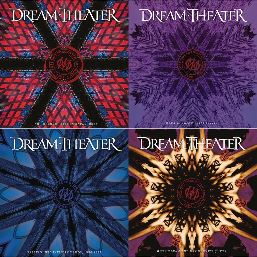 Dream Theater - Lost Not Forgotten Archives: When Dream And Day Reunite (Live) (2LP/CD) & Lost Not Forgotten Archives: ... & Beyond - Live In Japan, 2017 (2LP/CD) & Lost Not Forgotten Archives: Falling Into Infinity Demos, 1996-1997 (3LP/2CD) & Lost