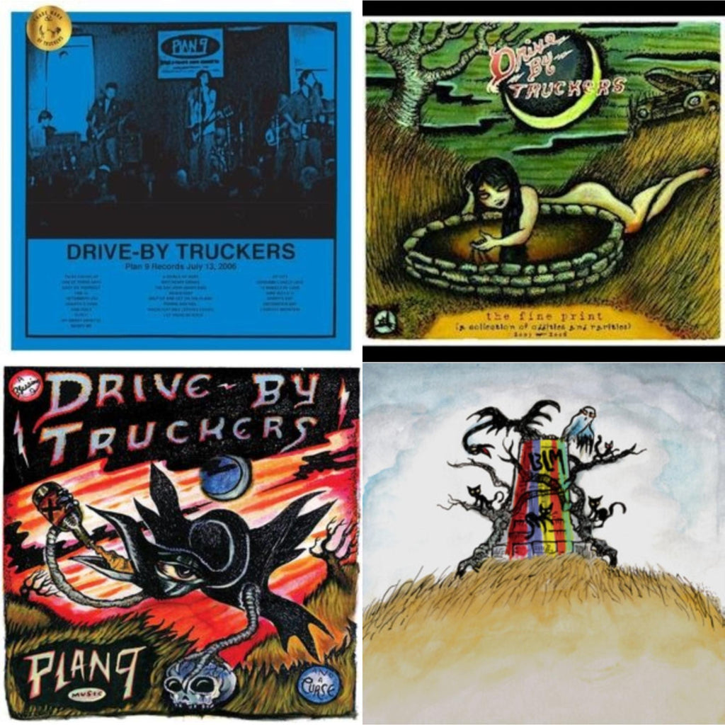Drive-By Truckers - Plan 9 Records July 13, 2006 (3LP) & Fine Print (Clear With Green Splatter Vinyl/Limited Edition/2LP/180G) & Plan 9 Records July 13, 2006 (3LP) & New Ok (Red LP Vinyl)