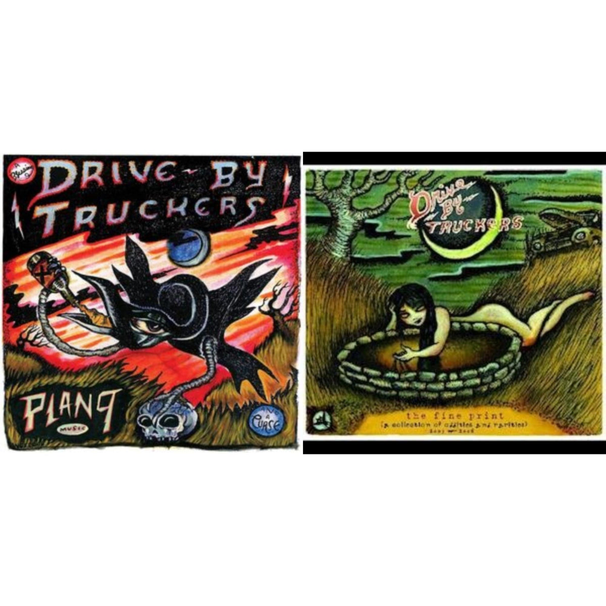 Drive-By Truckers - Plan 9 Records July 13, 2006 (3LP) & Fine Print (Clear With Green Splatter Vinyl/Limited Edition/2LP/180G)