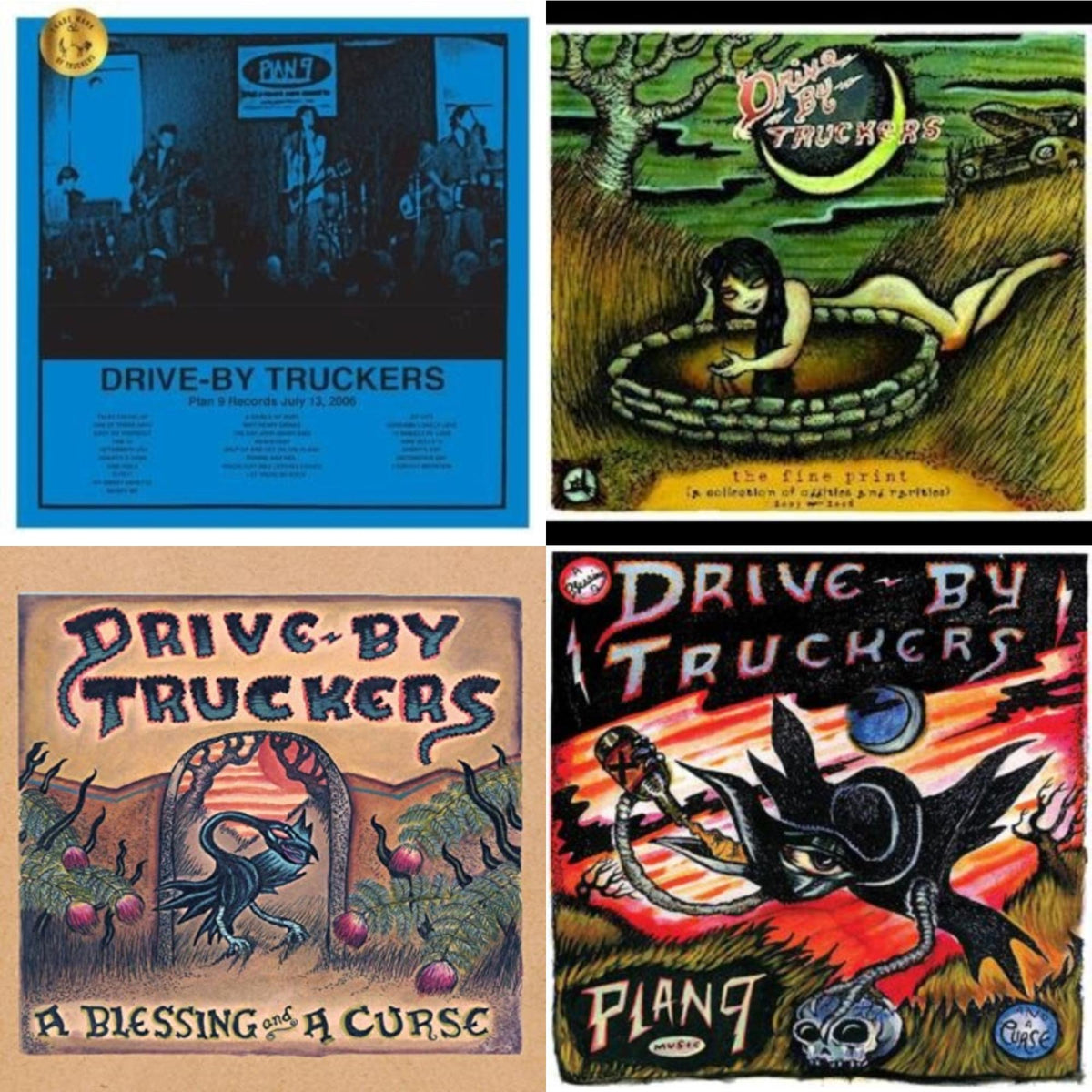 Plan 9 Records July 13, 2006 (3LP) & Blessing & A Curse (Clear With Purple Splatter LP Vinyl/Limited Edition/180G) & Fine Print (Clear With Green Splatter Vinyl/Limited Edition/2LP/180G) & Plan 9 Records July 13, 2006 (3LP)