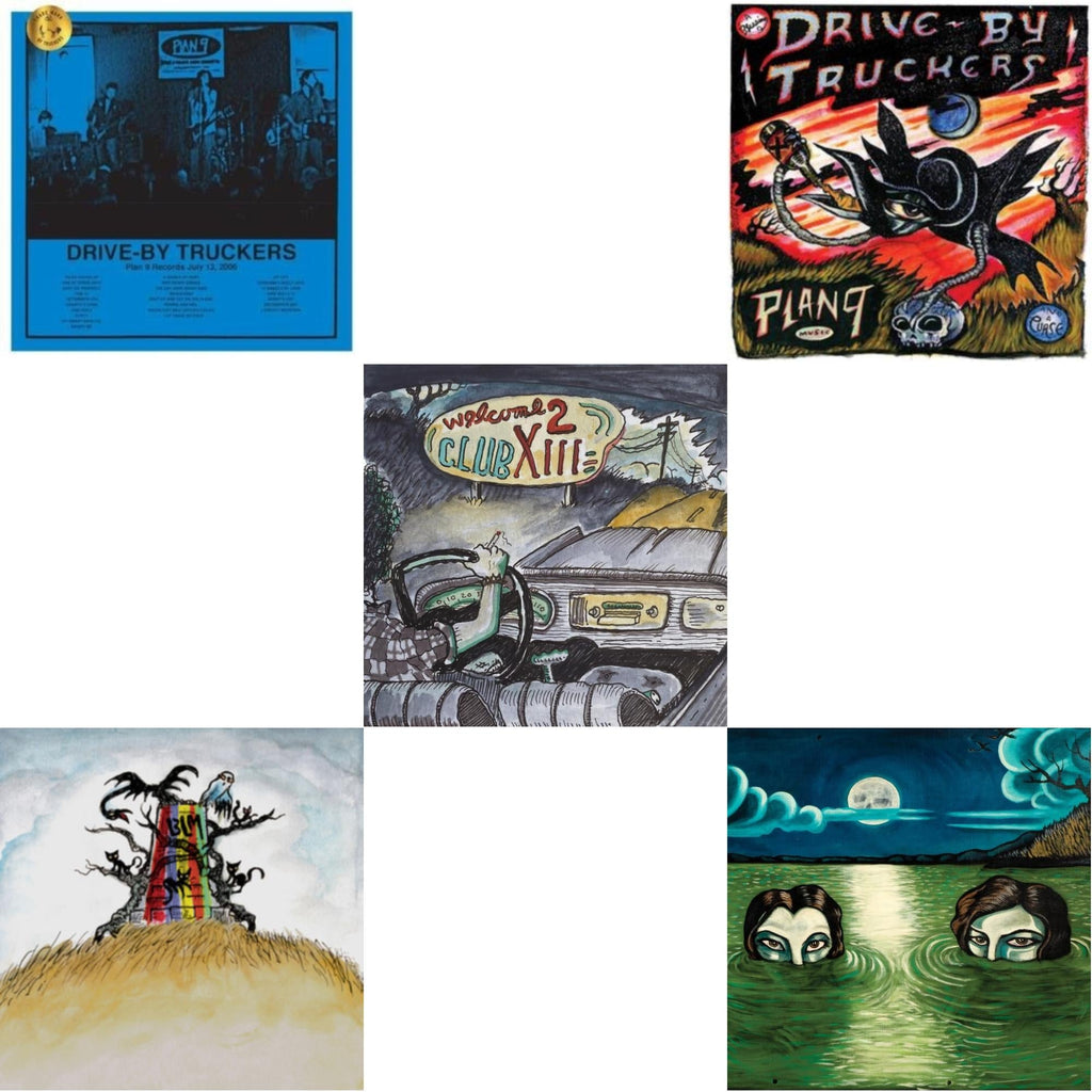 Drive-By Truckers - Plan 9 Records July 13, 2006 (3LP) & New Ok (Red LP Vinyl) & Welcome 2 Club Xiii & Plan 9 Records July 13, 2006 (3LP) & English Oceans (10-Year Edition) (2LP/Sea-Glass Blue W/ D-Side Etching)