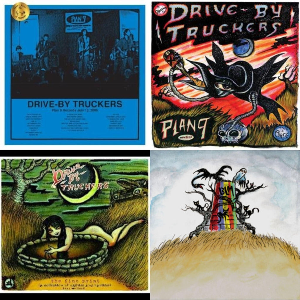 Drive-By Truckers - Plan 9 Records July 13, 2006 (3LP) & Plan 9 Records July 13, 2006 (3LP) & Fine Print (Clear With Green Splatter Vinyl/Limited Edition/2LP/180G) & New Ok (Red LP Vinyl)