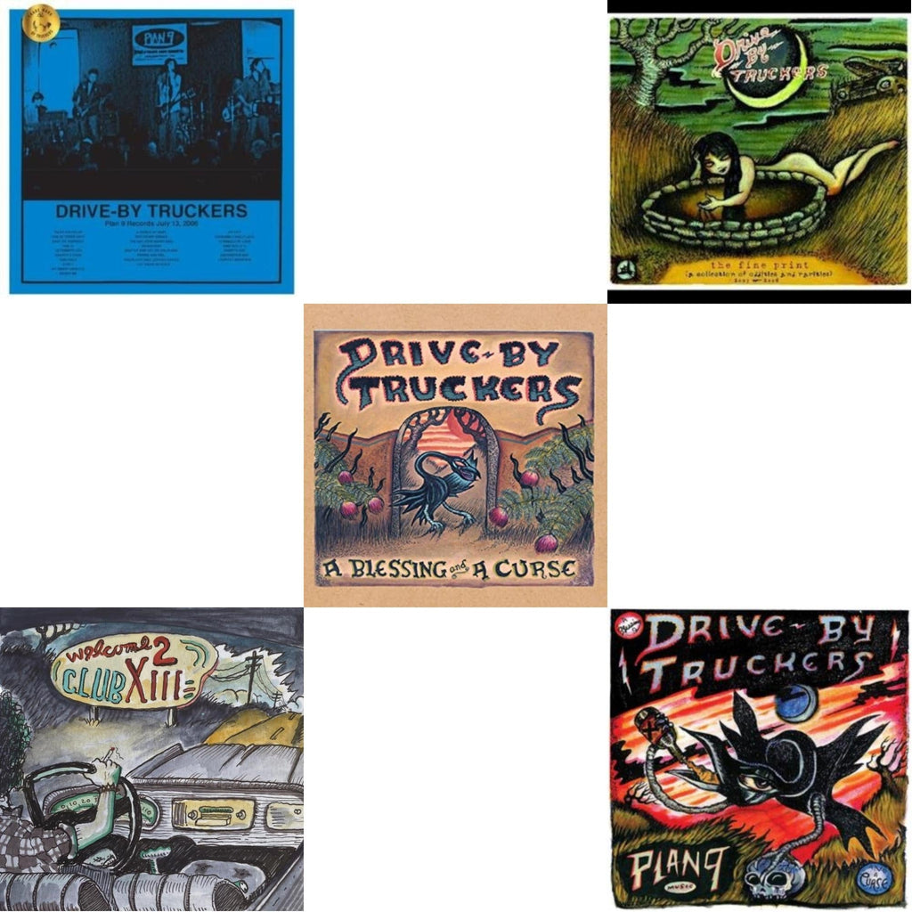 Drive-By Truckers - Plan 9 Records July 13, 2006 (3LP) & Welcome 2 Club Xiii & Blessing & A Curse (Clear With Purple Splatter LP Vinyl/Limited Edition/180G) & Fine Print (Clear With Green Splatter Vinyl/Limited Edition/2LP/180G) & Plan 9 Records July