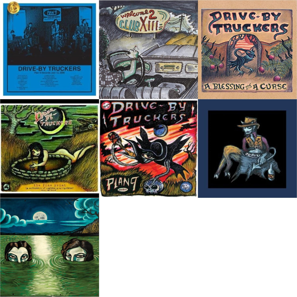 Drive-By Truckers - Plan 9 Records July 13, 2006 (3LP) & Blessing & A Curse (Clear With Purple Splatter LP Vinyl/Limited Edition/180G) & Fine Print (Clear With Green Splatter Vinyl/Limited Edition/2LP/180G) & Plan 9 Records July 13, 2006 (3LP) &