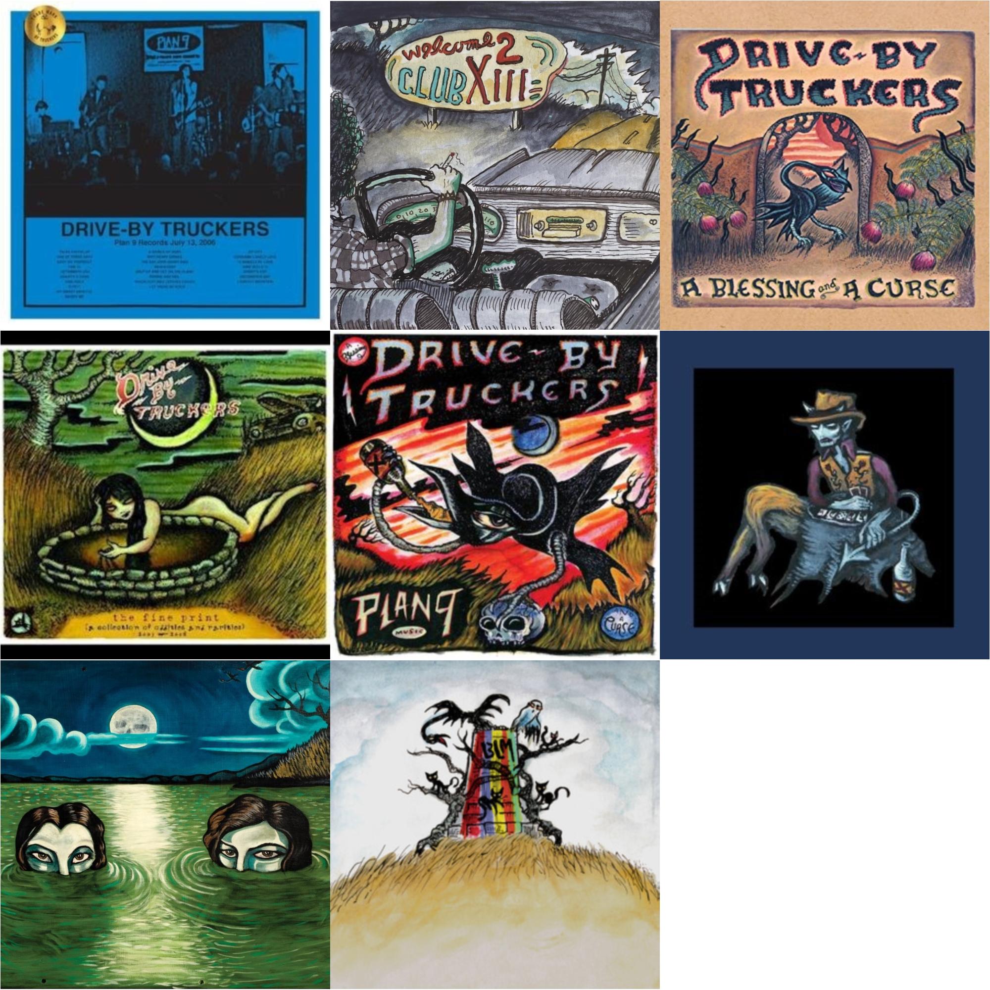 Drive-By Truckers - Plan 9 Records July 13, 2006 (3LP) & Blessing & A Curse (Clear With Purple Splatter LP Vinyl/Limited Edition/180G) & Fine Print (Clear With Green Splatter Vinyl/Limited Edition/2LP/180G) & Plan 9 Records July 13, 2006 (3LP) &