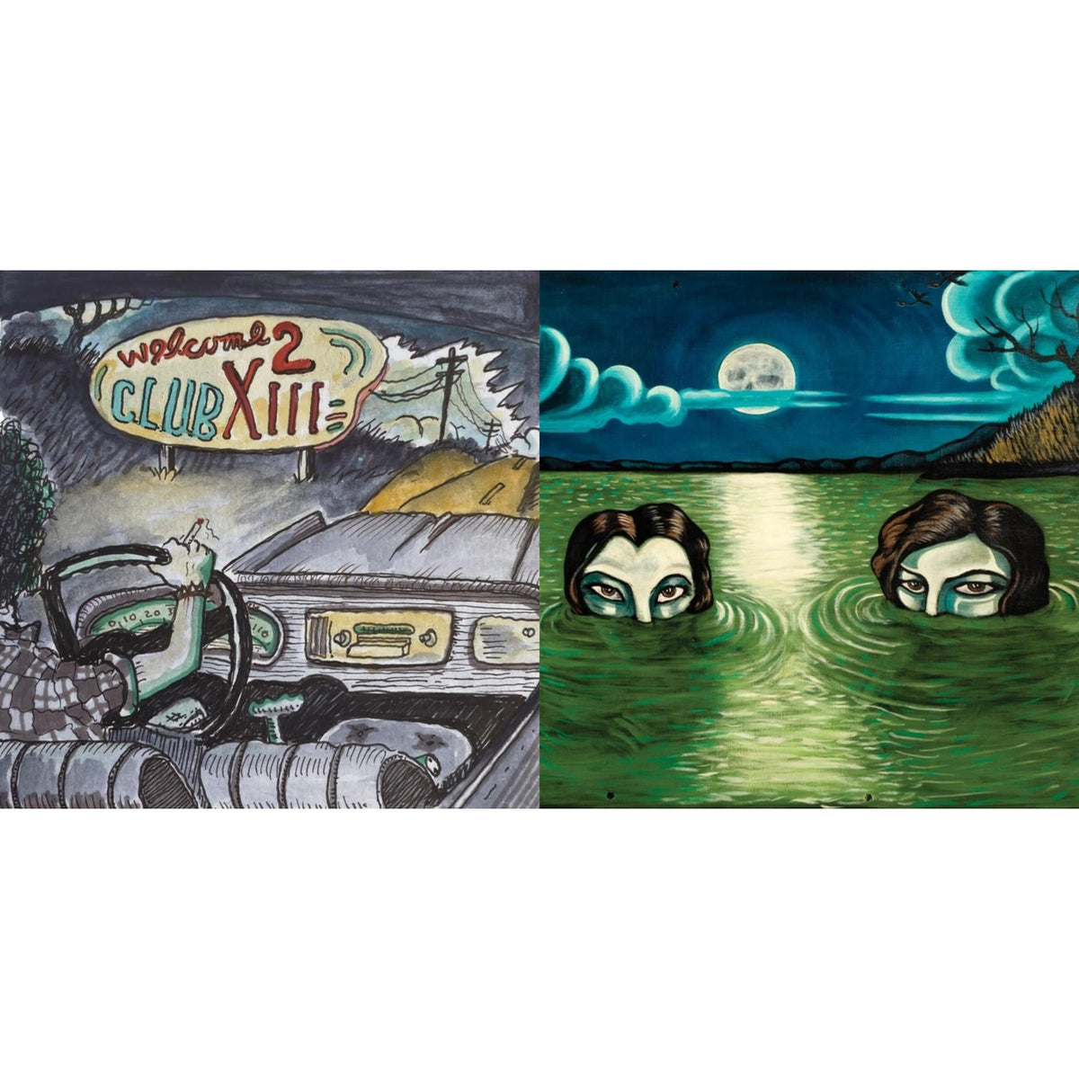 Welcome 2 Club Xiii & English Oceans (10-Year Edition) (2LP/Sea-Glass Blue W/ D-Side Etching)