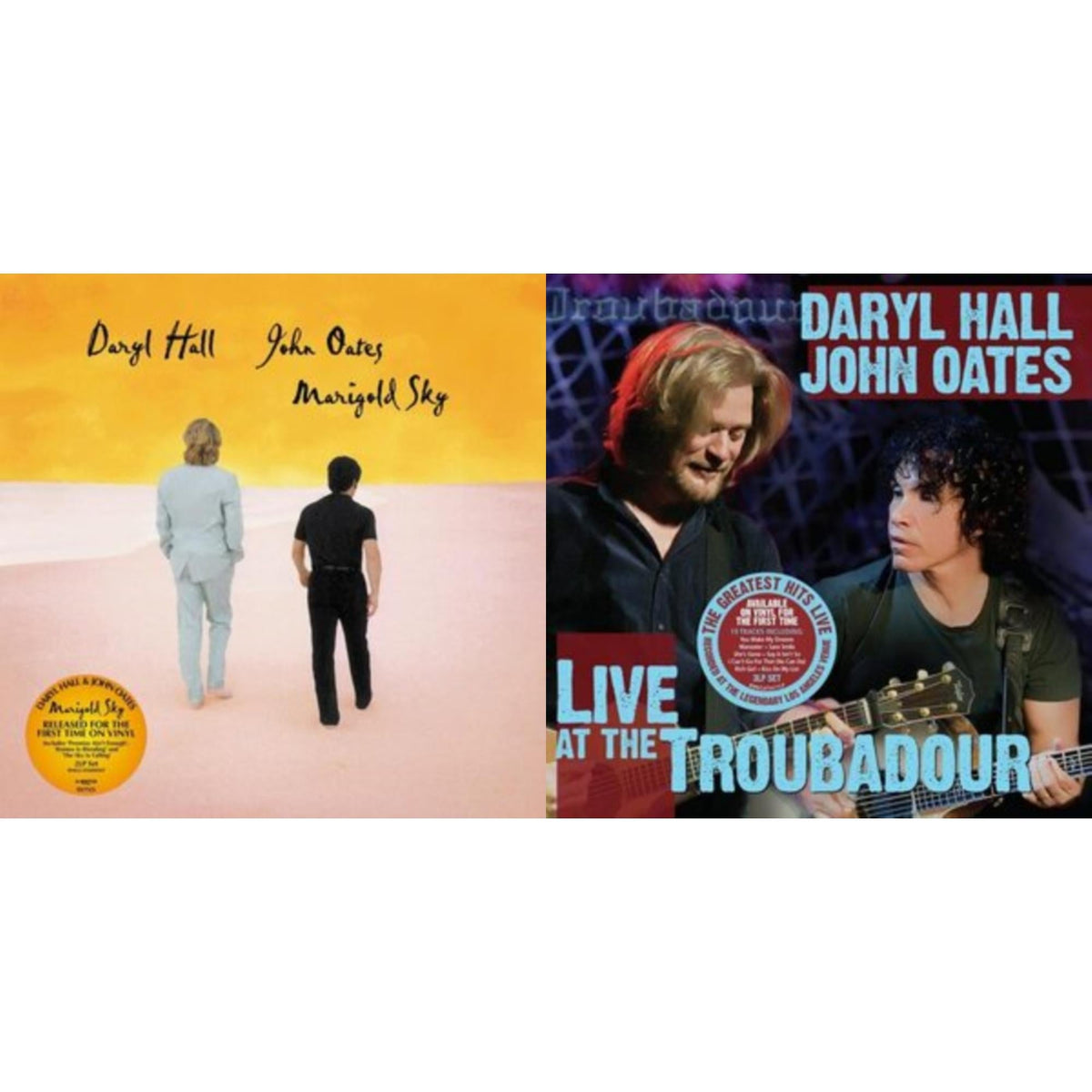 Daryl & John Oates Hall - Live At The Troubadour (3LP) & Marigold Sky (2LP)