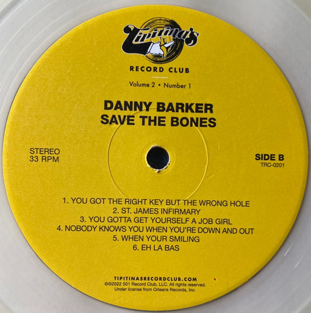 Danny Barker – Save The Bones (LP Vinyl) Vinyl Record