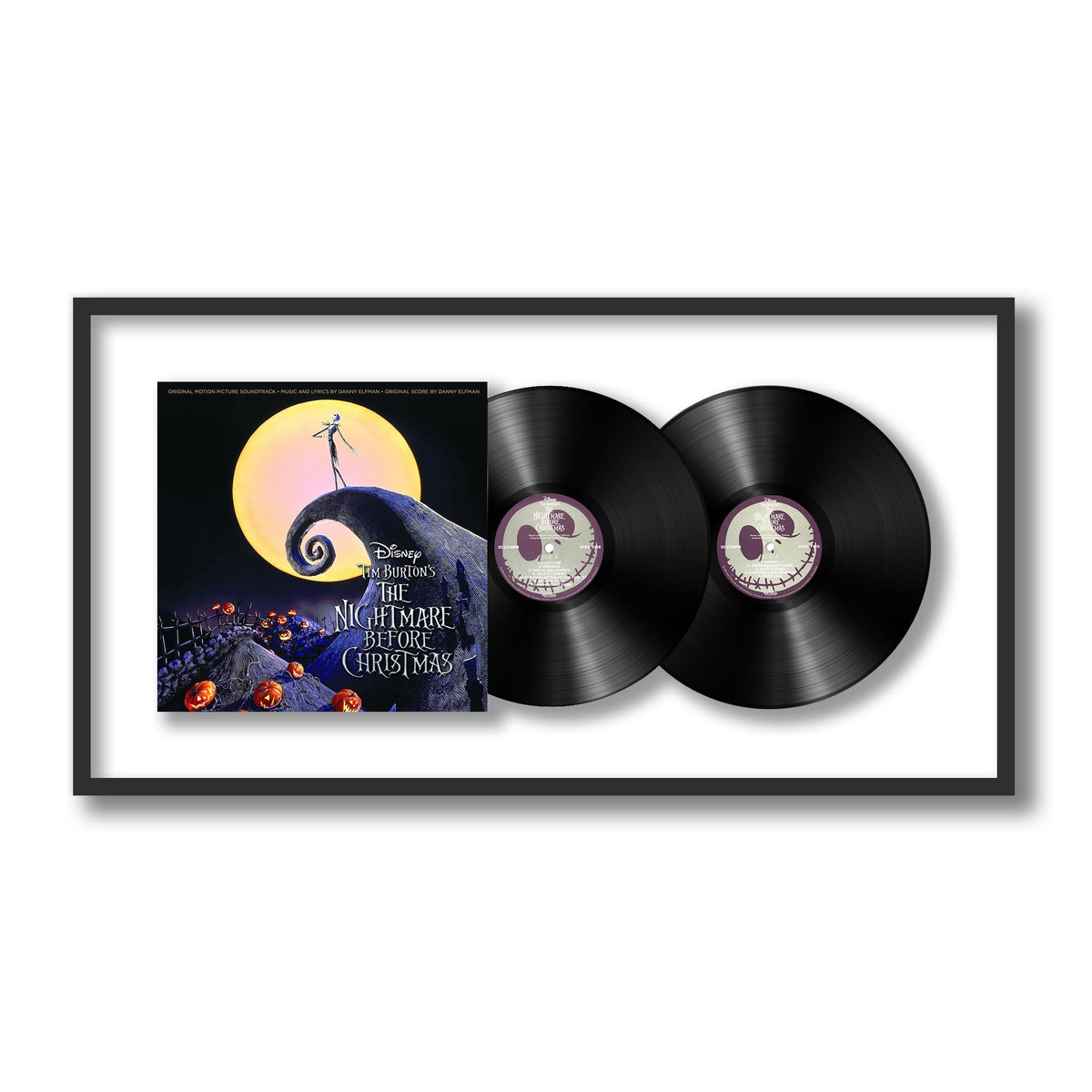 Danny Elfman - The Nightmare Before Christmas - Soundtrack - Framed Vinyl Record