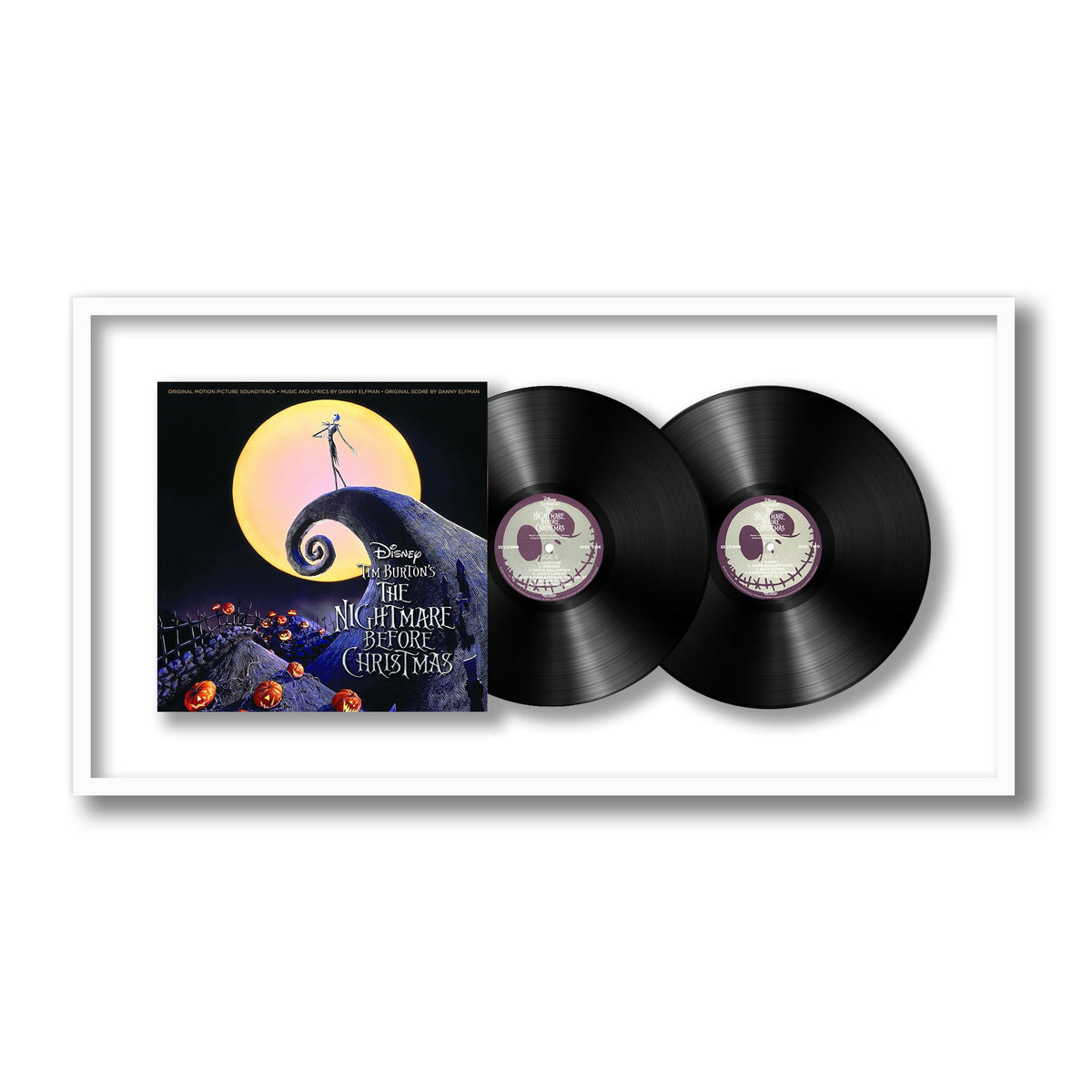 Danny Elfman - The Nightmare Before Christmas - Soundtrack - Framed Vinyl Record