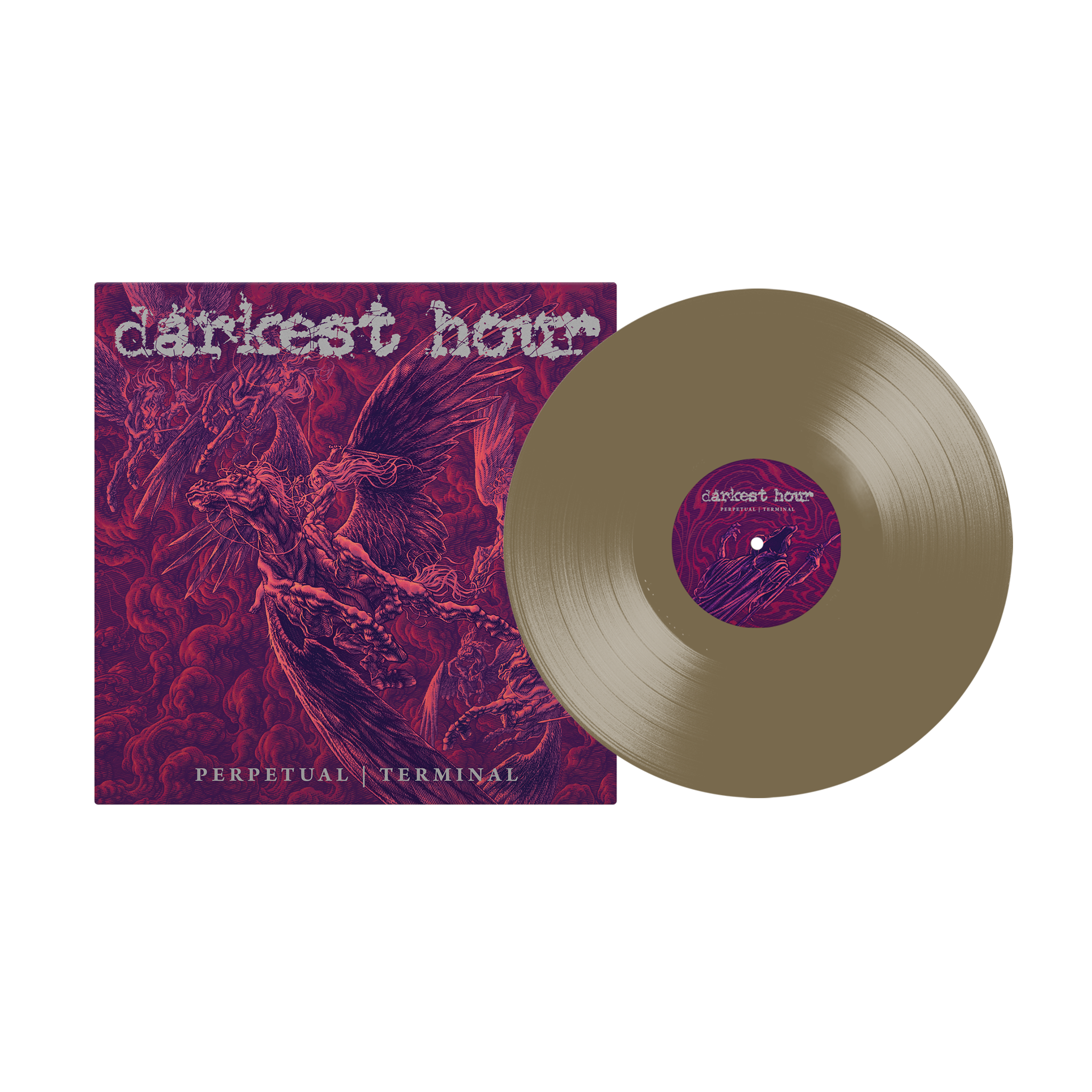 Darkest Hour - Perpetual Terminal Gold Nugget Vinyl Record