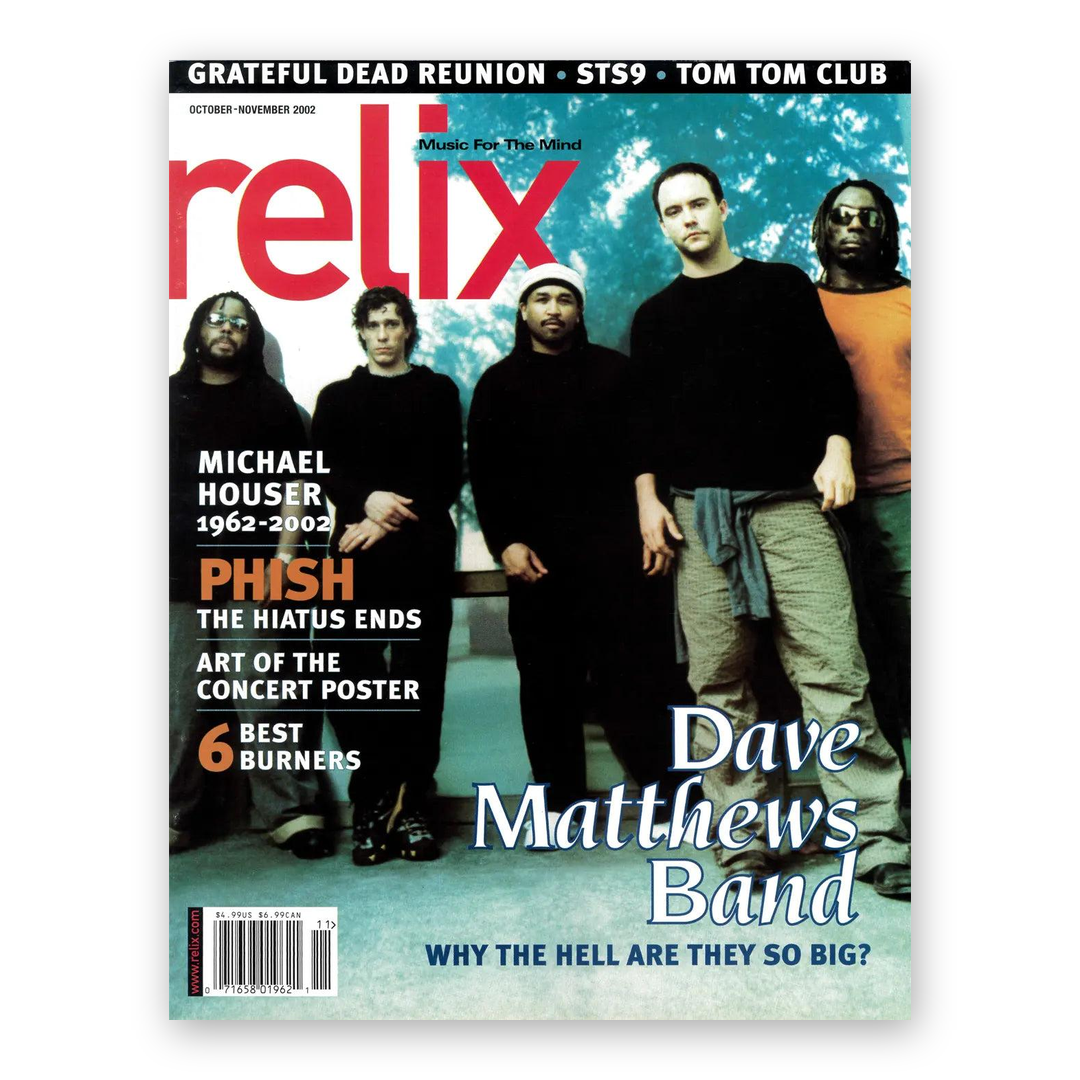 Dave Matthews Band - October/November 2002 Relix Issue Magazine