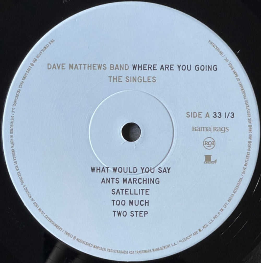 Dave Matthews Band – Where Are You Going: The Singles (2-LP Vinyl) Vinyl Record