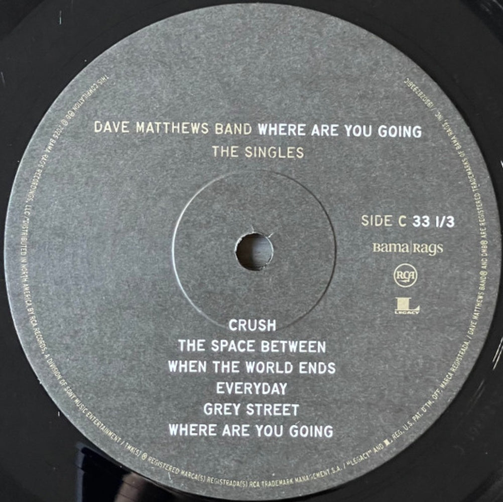 Dave Matthews Band – Where Are You Going: The Singles (2-LP Vinyl) Vinyl Record