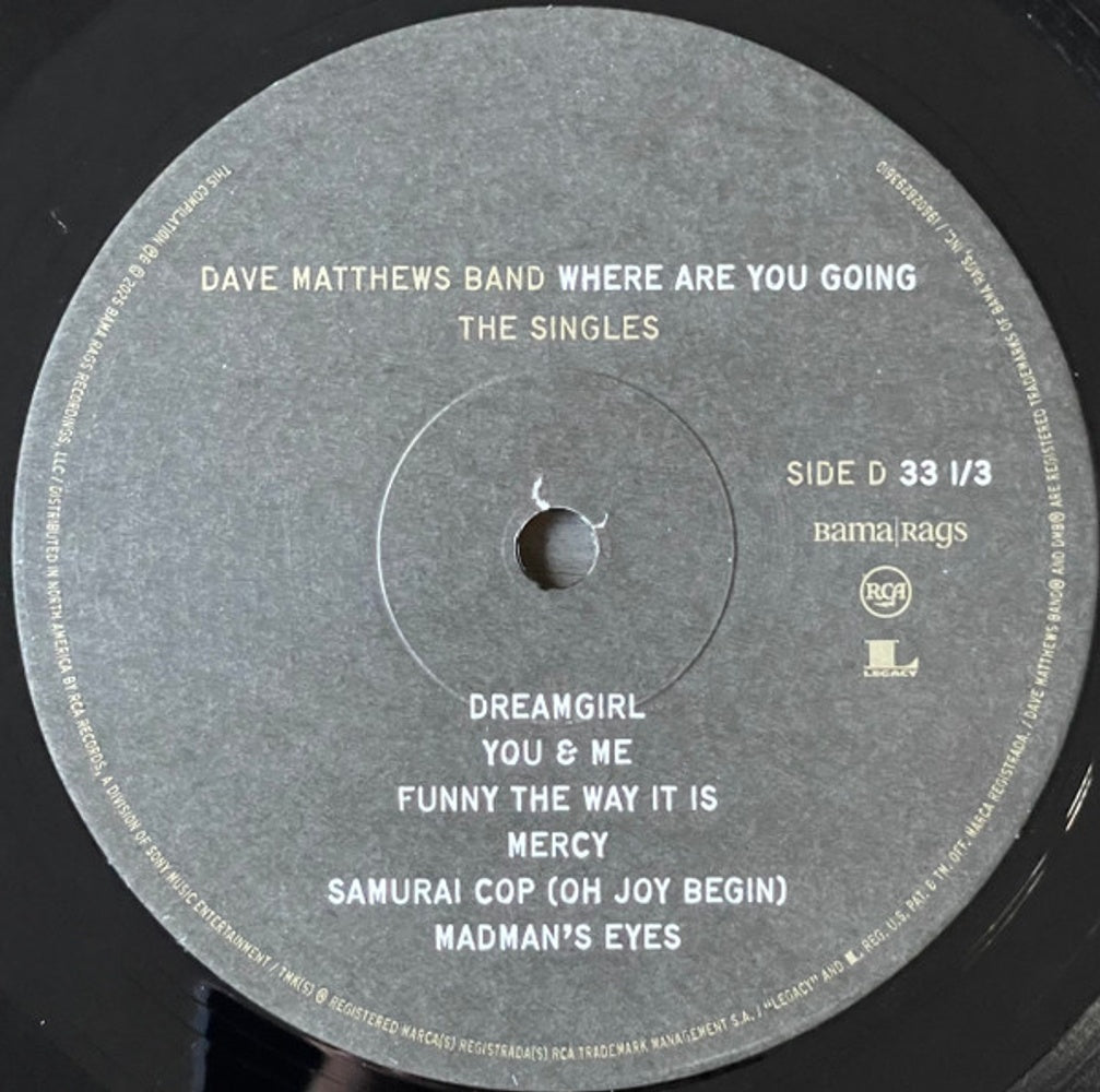 Dave Matthews Band – Where Are You Going: The Singles (2-LP Vinyl) Vinyl Record