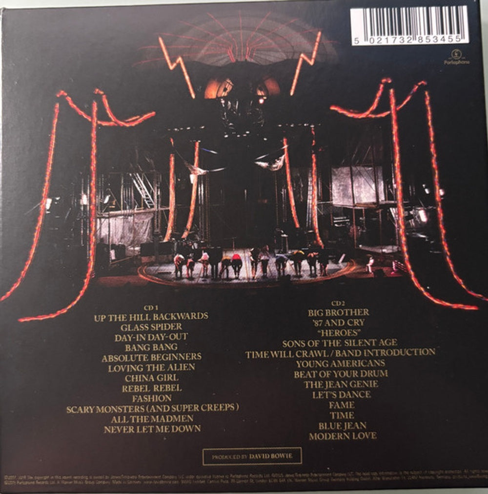 David Bowie – Glass Spider (Live Montreal '87) (2-CD) Music CD