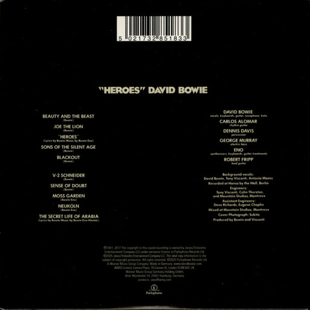 David Bowie – Heroes Music CD
