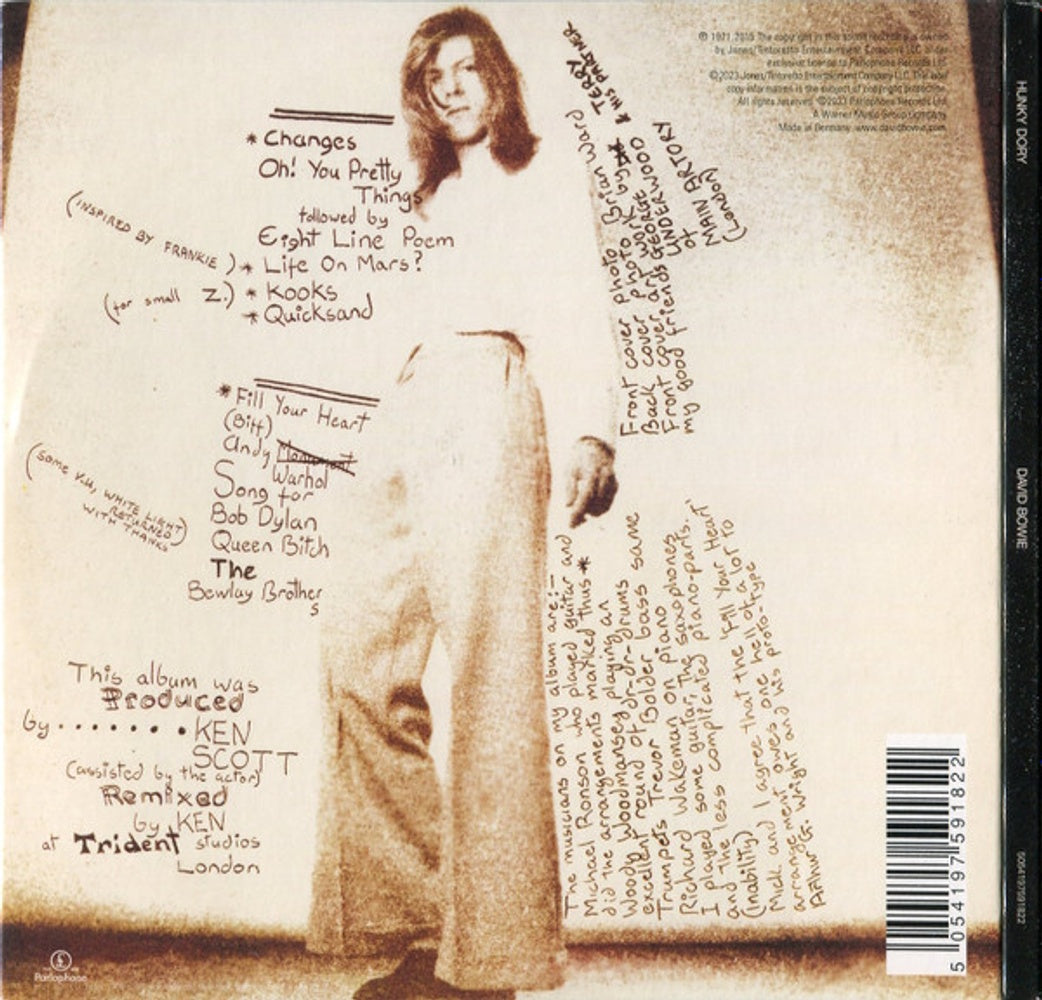 David Bowie – Hunky Dory Music CD