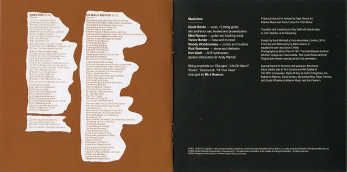 David Bowie – Hunky Dory Music CD