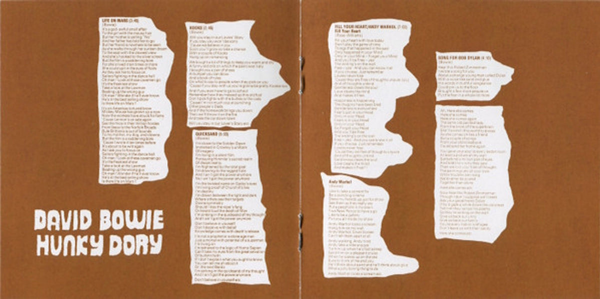 David Bowie – Hunky Dory Music CD