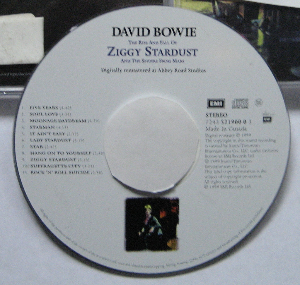 David Bowie – Rise And Fall Of Ziggy Stardust And The Spiders Music CD