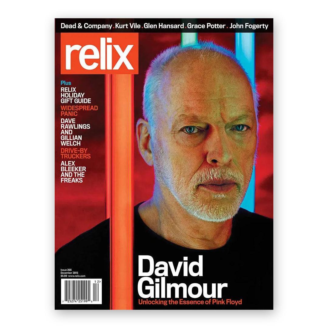 David Gilmour - December 2015 Relix Issue Magazine