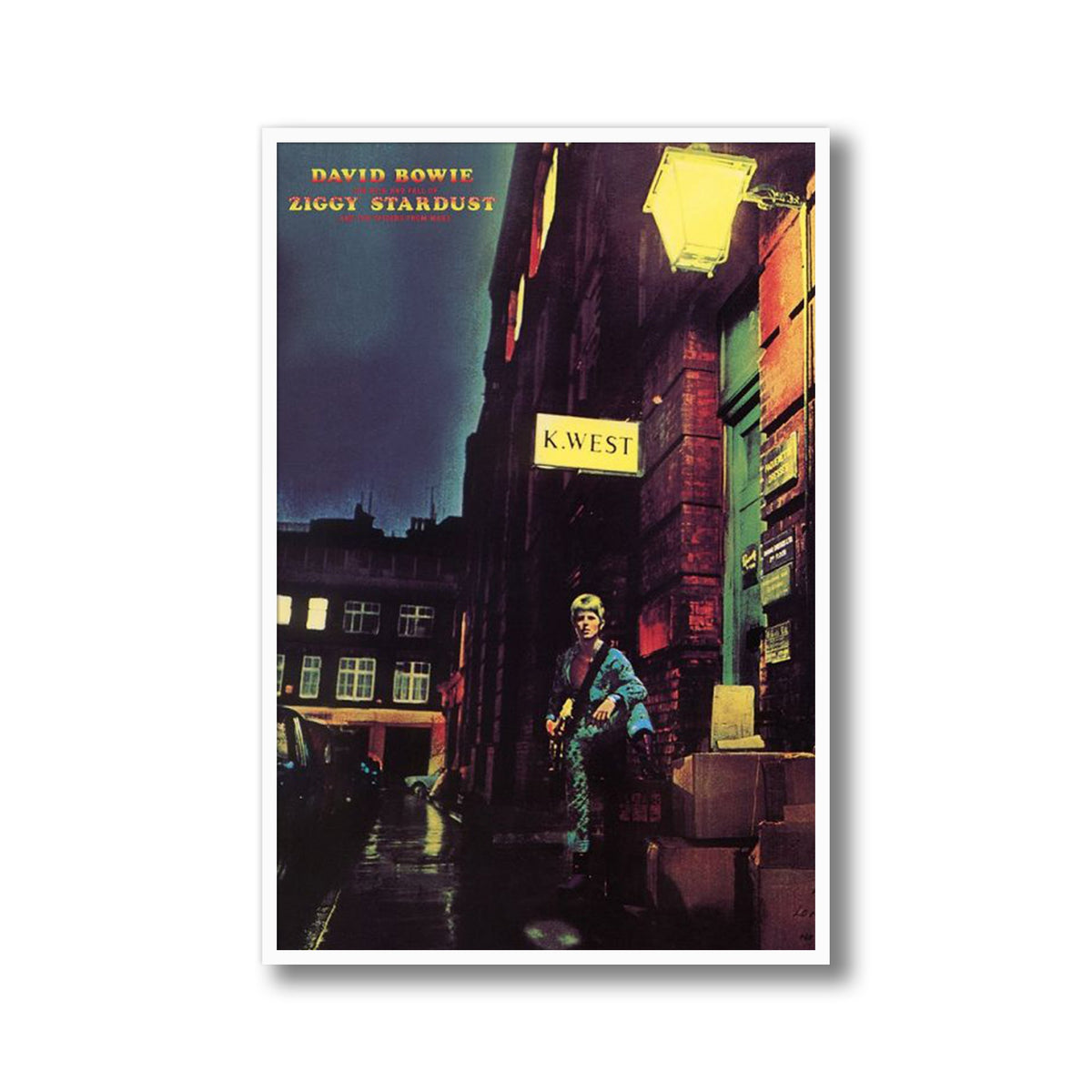 David Bowie Ziggy Stardust Framed Poster