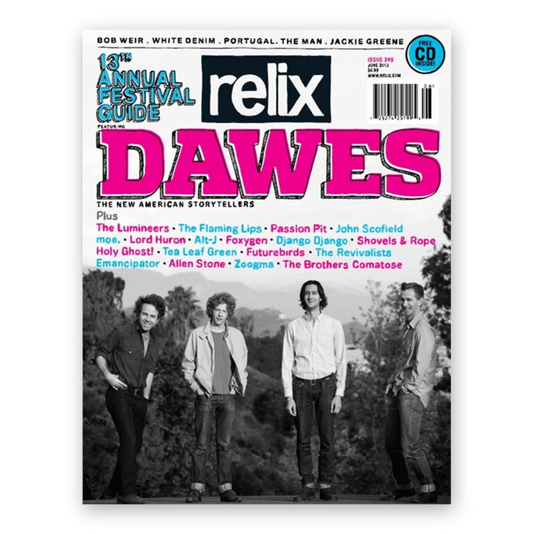 Dawes - June 2013 Relix Issue Magazine