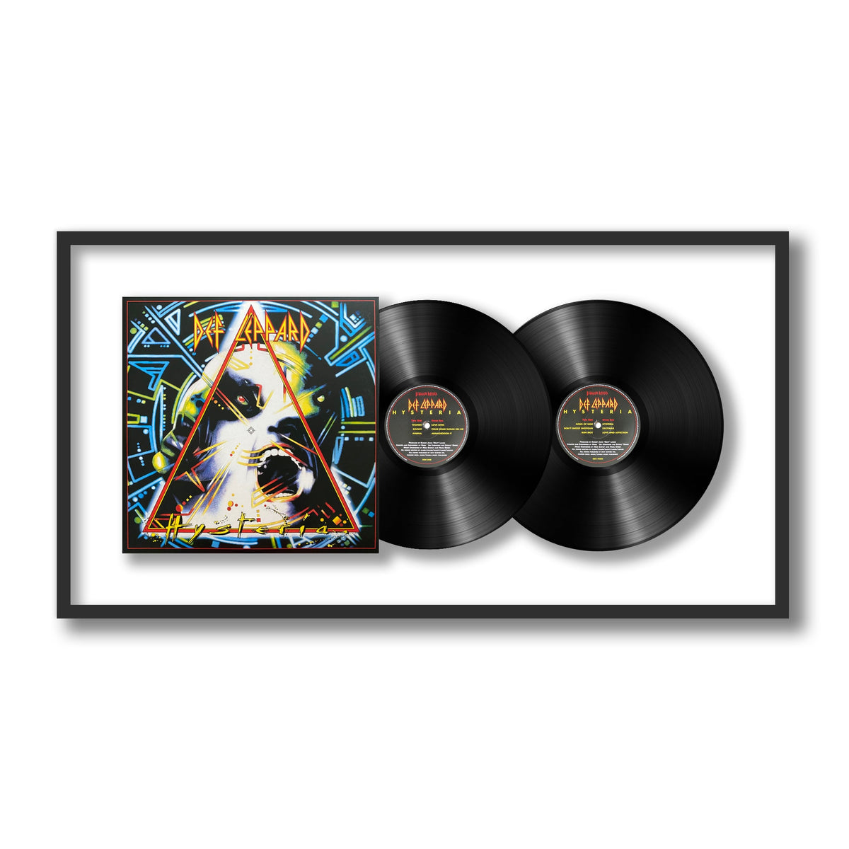 Def Leppard - Hysteria - Framed Vinyl Record