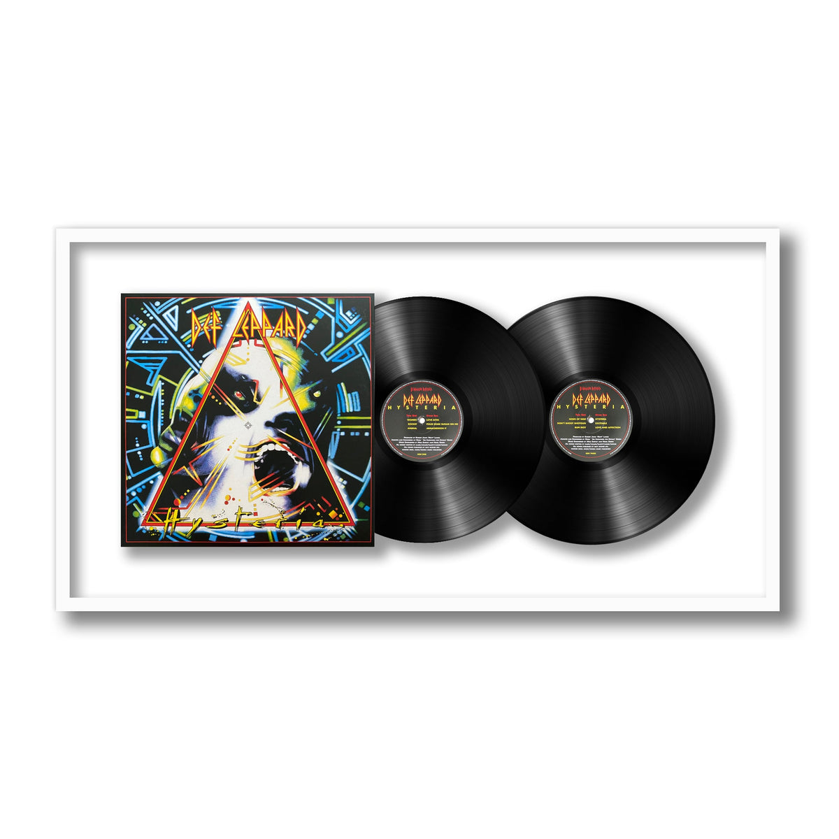 Def Leppard - Hysteria - Framed Vinyl Record