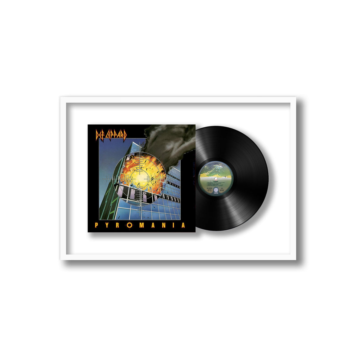 Def Leppard - Pyromania - Framed Vinyl Record