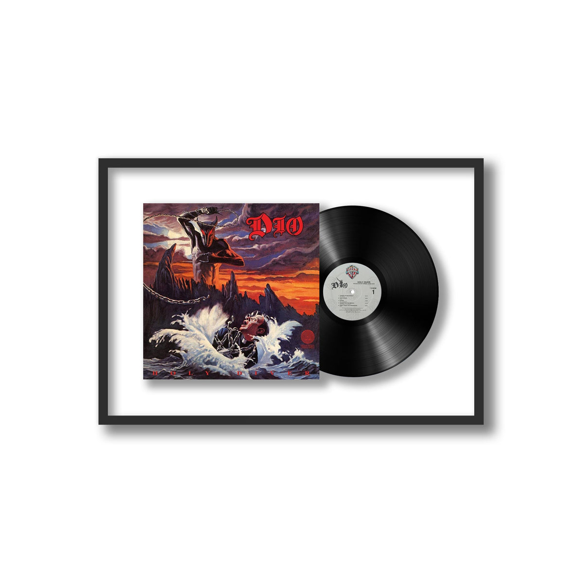 Dio - Holy Diver - Framed Vinyl Record