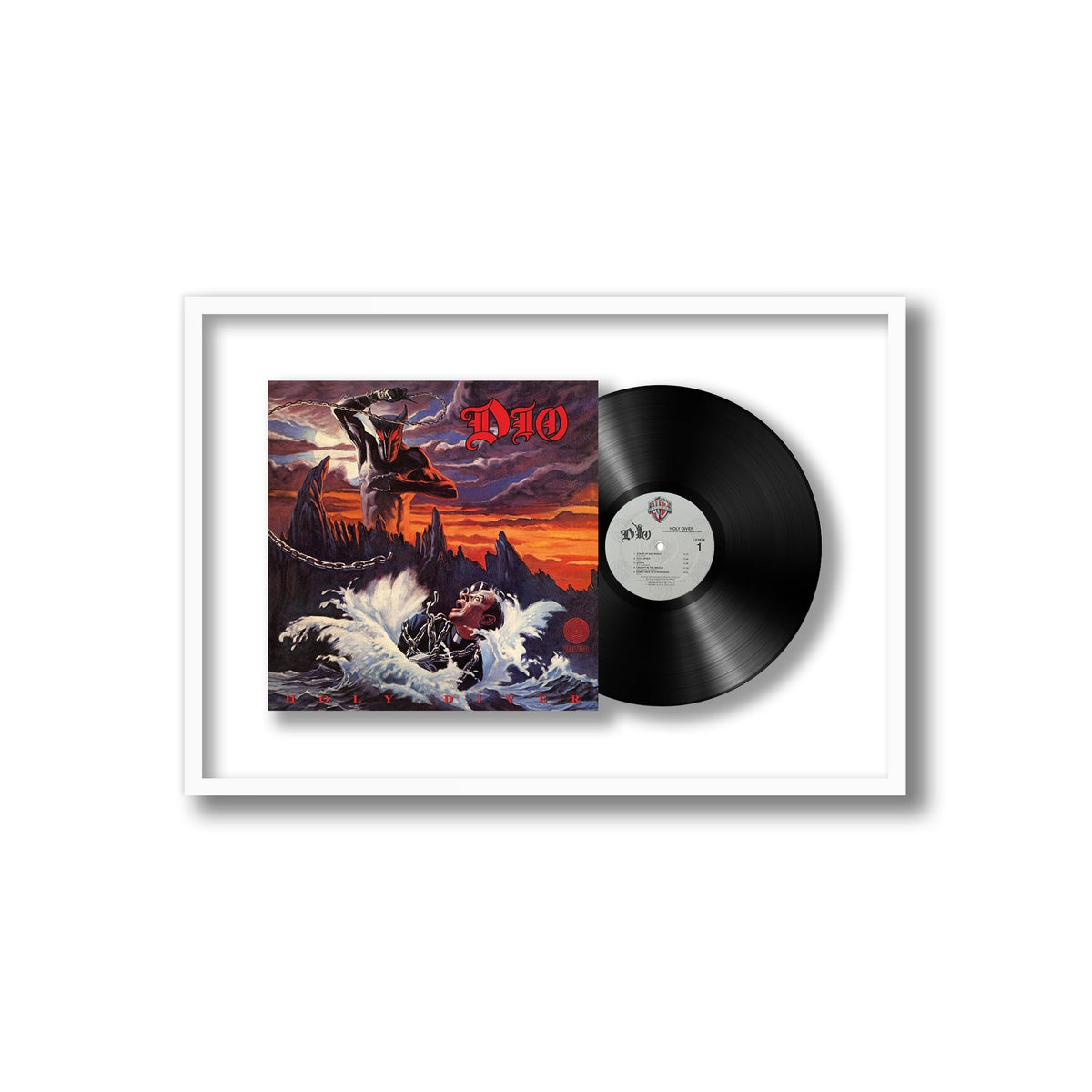 Dio - Holy Diver - Framed Vinyl Record