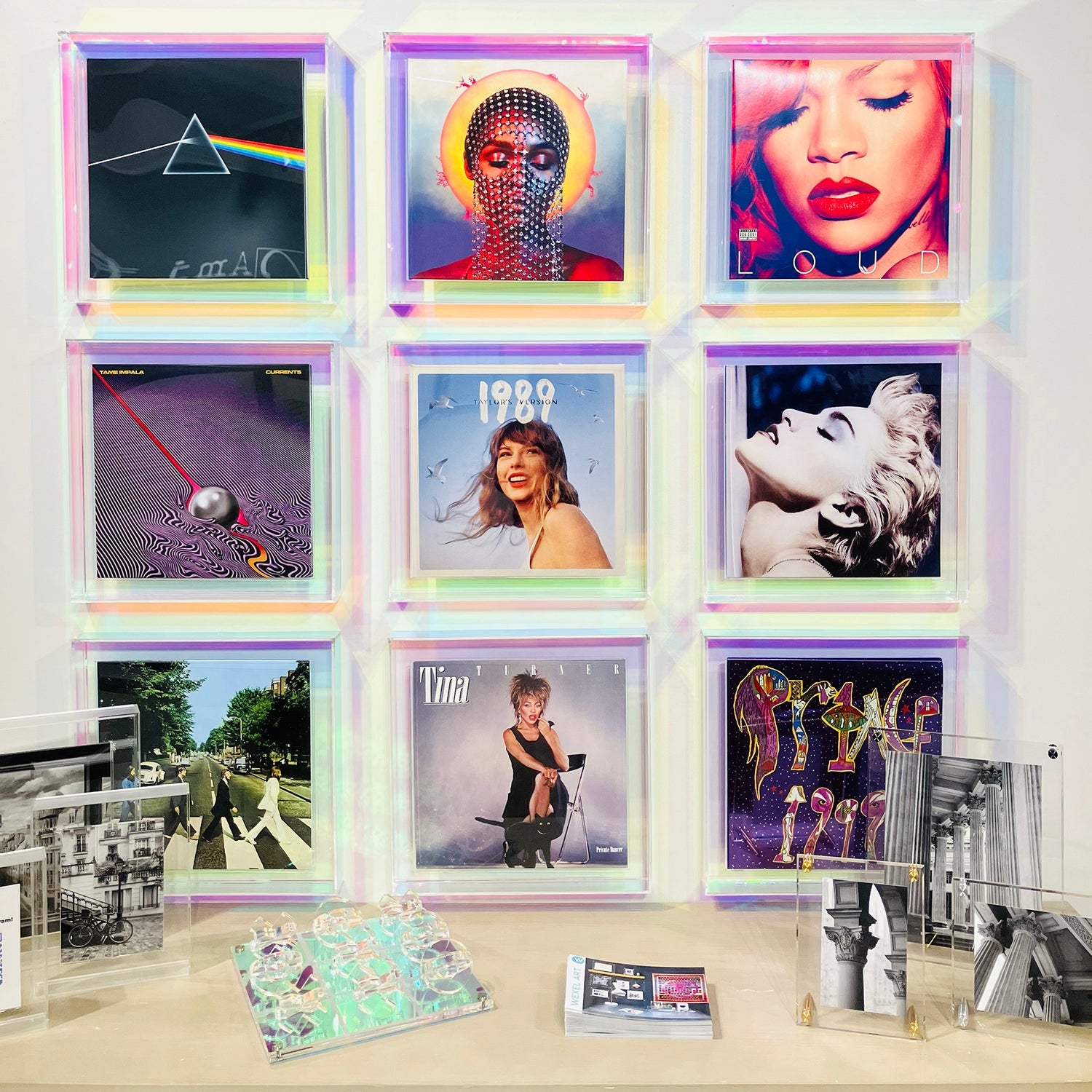 Display & Play Record Album Magnetic Float Frame | Vinyl Float Frame