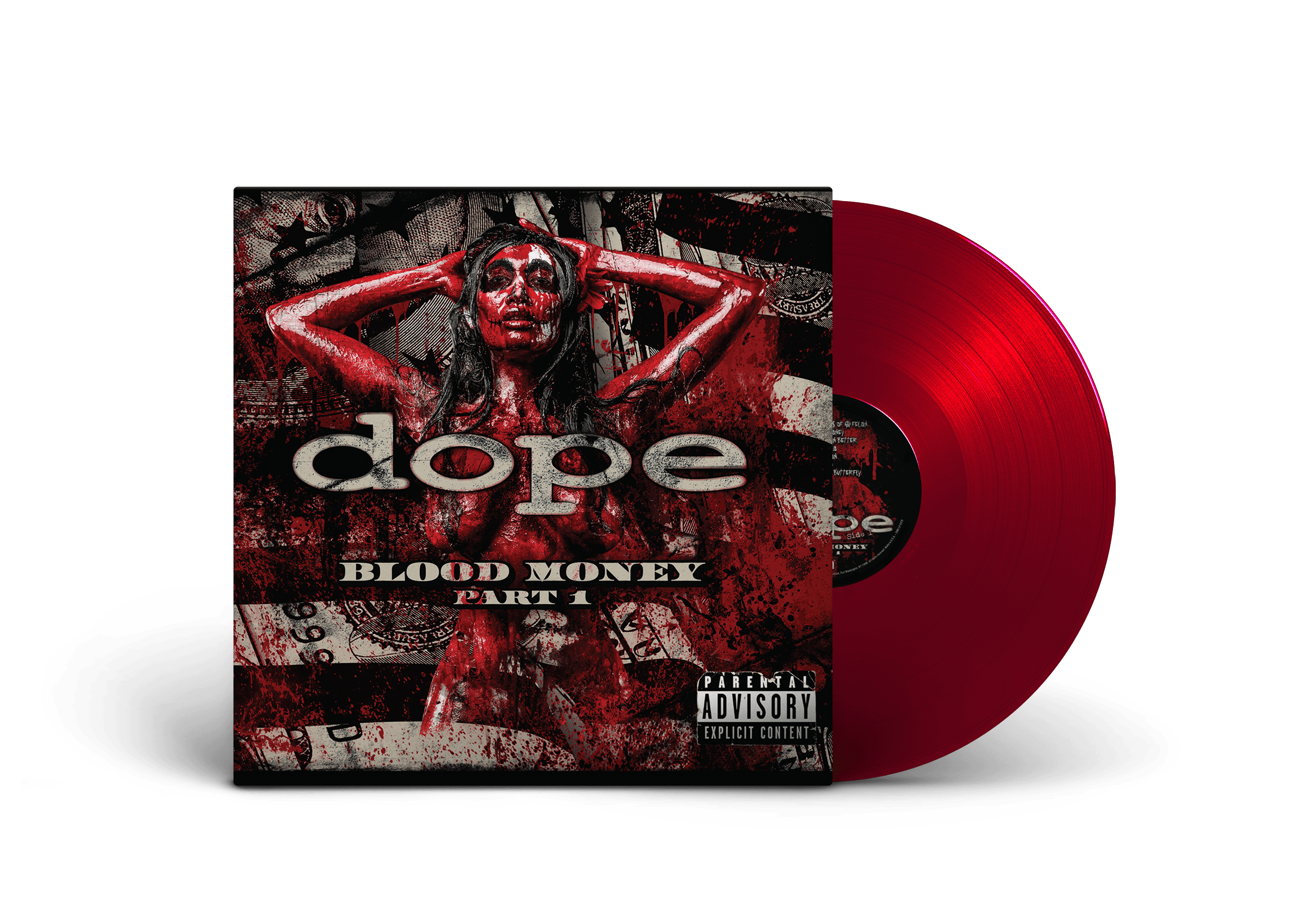 Dope - Blood Money Part 1 Opaque Deep Red Vinyl Record