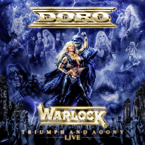 Warlock - Triumph & Agony Live (Marbled Black & White Vinyl) Vinyl Record