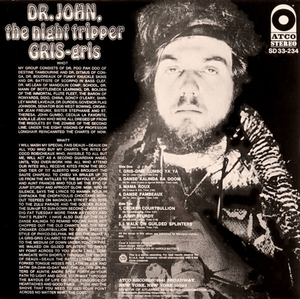 Dr. John – GRIS-gris (LP Vinyl) Vinyl Record