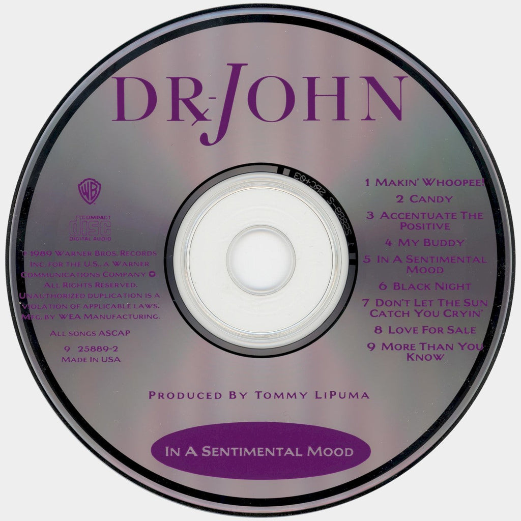 Dr. John – In a Sentimental Mood Music CD