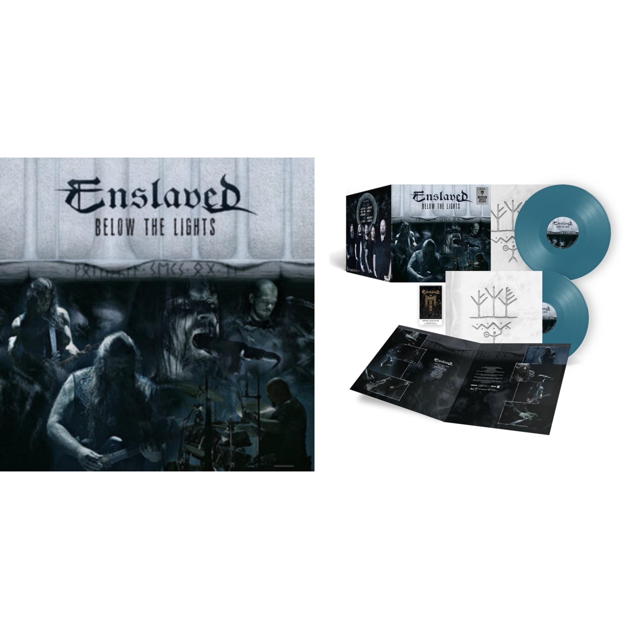 Enslaved - Below The Lights (Cinematic Tour 2020/2LP/Aqua Blue Vinyl) & Below The Lights (Cinematic Tour 2020) (Grey Vinyl/2LP)