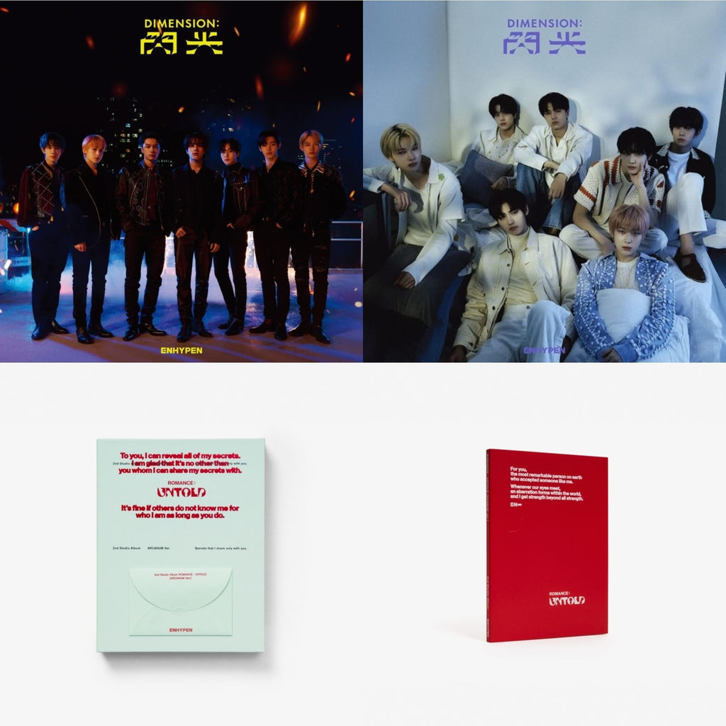 Romance : Untold (Arcanum Ver.) & Romance : Untold (Engene Ver.) & Dimension: Senkou (CD/DVD/Limited Edition A) & Dimension: Senkou (CD/Booklet/Limited Edition B)