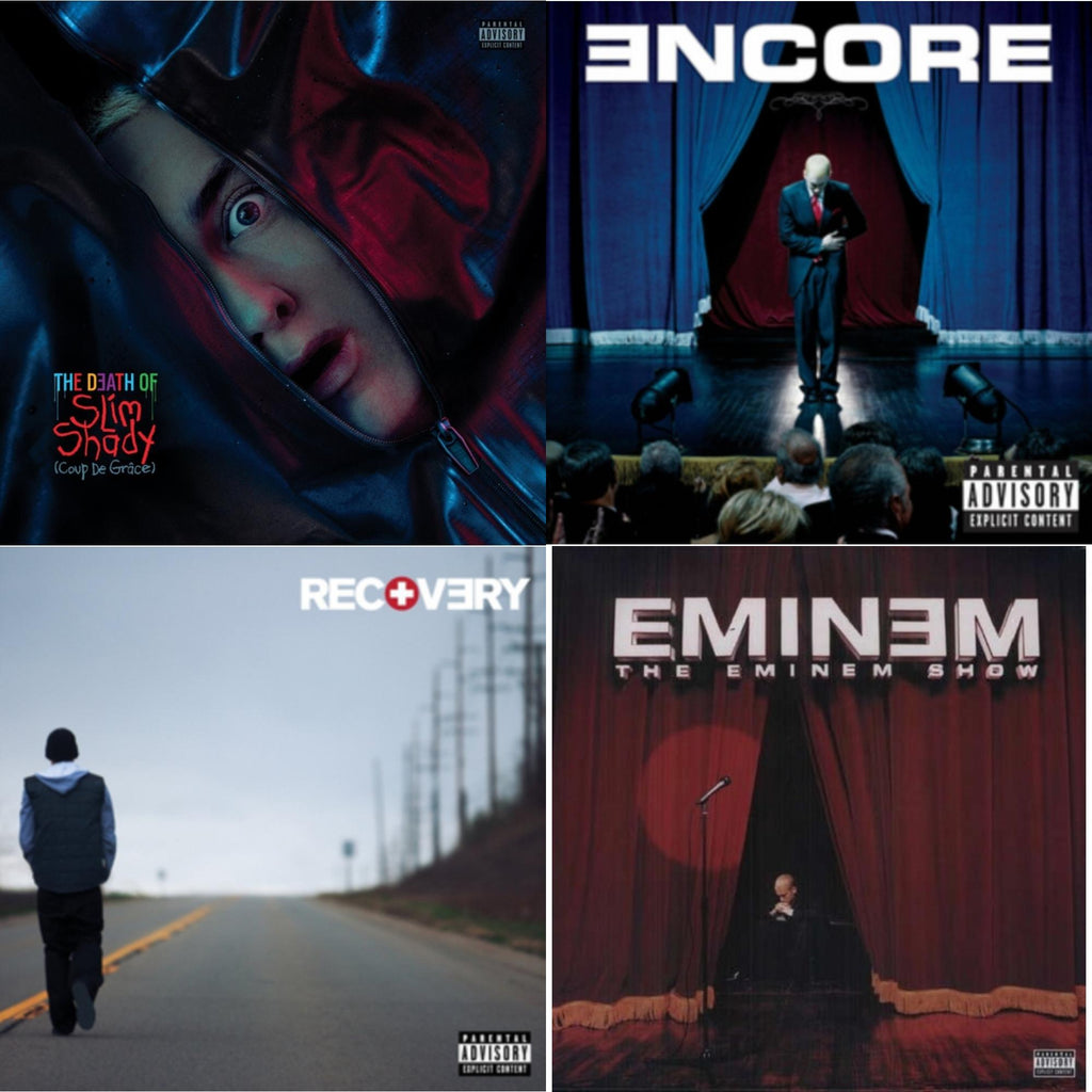 Death Of Slim Shady (Coup De Grace) (X) (Red/Blue Vinyl/2LP) & Encore & Recovery & Eminem Show